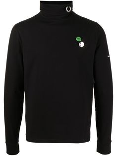 Raf Simons X Fred Perry джемпер Laurel с высоким воротником