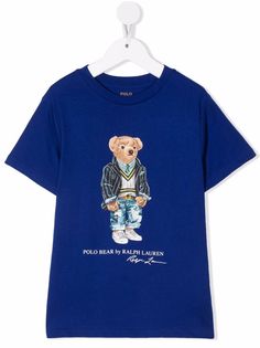 Ralph Lauren Kids футболка с принтом