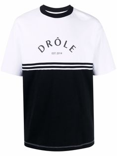 Drôle De Monsieur футболка с логотипом