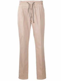 Brunello Cucinelli зауженные брюки с кулиской