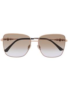 Jimmy Choo Eyewear солнцезащитные очки Hester в квадратной оправе