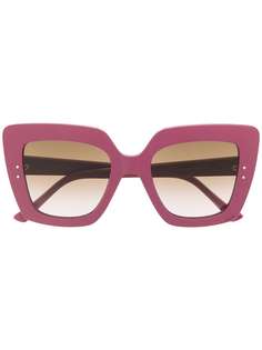 Jimmy Choo Eyewear солнцезащитные очки Auri в квадратной оправе