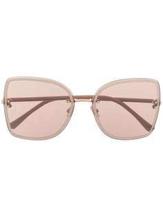 Jimmy Choo Eyewear солнцезащитные очки Leti в массивной оправе