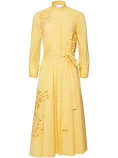 Carolina Herrera платье-трапеция с цветочным узором