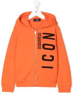 Dsquared2 Kids худи на молнии с логотипом