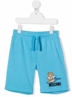 Moschino Kids спортивные шорты Teddy Bear