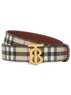 Burberry двусторонний ремень с монограммой