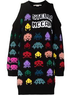 Stella McCartney платье мини Gamer вязки интарсия