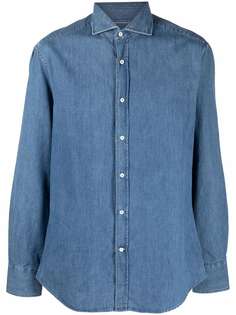 Brunello Cucinelli джинсовая рубашка с длинными рукавами
