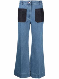 Victoria Beckham широкие джинсы Alina