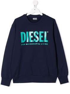 Diesel Kids толстовка с логотипом