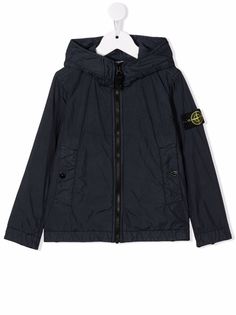 Stone Island Junior куртка с нашивкой-логотипом