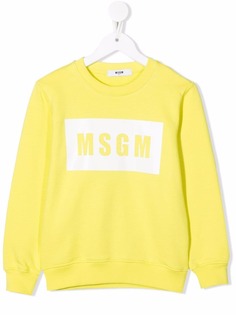 MSGM Kids толстовка с логотипом