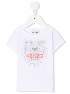 Kenzo Kids футболка с принтом Tiger