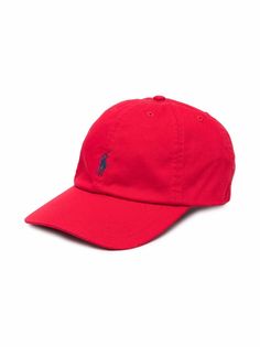 Ralph Lauren Kids кепка с вышитым логотипом