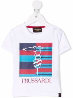 TRUSSARDI JUNIOR футболка с логотипом