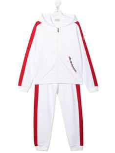 Moncler Enfant спортивный костюм с контрастными полосками