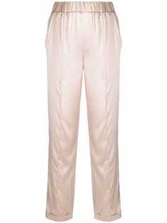 Max & Moi шелковые брюки с эластичным поясом