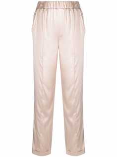 Max & Moi шелковые брюки с эластичным поясом