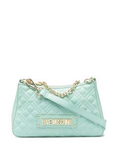 Love Moschino стеганая сумка-тоут с логотипом