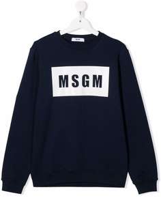 MSGM Kids толстовка с логотипом