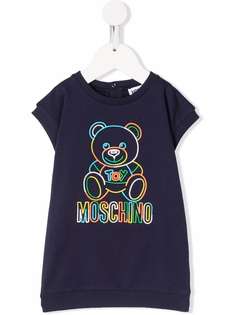 Moschino Kids платье-футболка Teddy Bear