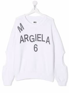 MM6 Maison Margiela Kids толстовка с логотипом