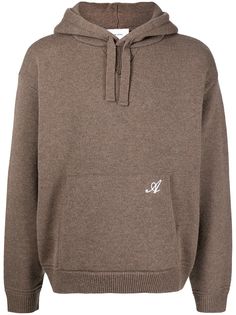 Axel Arigato шерстяное худи Memo с вышивкой