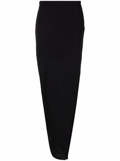 Helmut Lang юбка асимметричного кроя с драпировкой