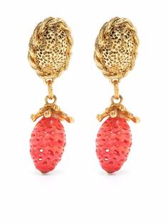 Yves Saint Laurent Pre-Owned серьги-клипсы 1990-х годов