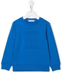 Calvin Klein Kids толстовка с тисненым логотипом