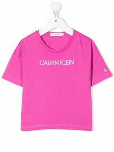 Calvin Klein Kids футболка с логотипом