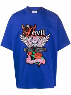 VETEMENTS футболка Devil Wears Vetements