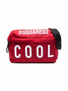 Dsquared2 Kids клатч с вышитым логотипом