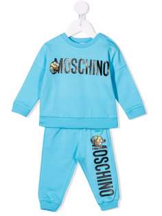 Moschino Kids спортивный костюм Minion с логотипом