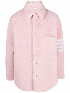 Thom Browne куртка из овчины с полосками 4-Bar