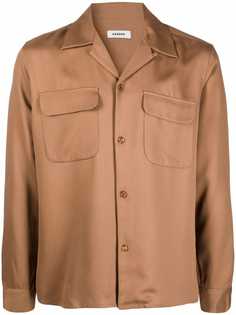 SANDRO рубашка с заостренным воротником