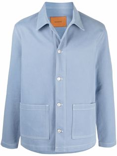 SANDRO рубашка с контрастной строчкой