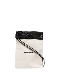 Jil Sander сумка через плечо с логотипом