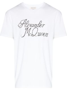 Alexander McQueen футболка с логотипом
