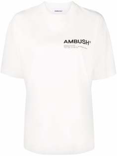 AMBUSH футболка Workshop с логотипом