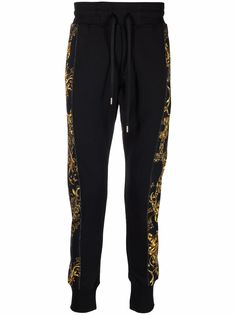 Versace Jeans Couture спортивные брюки с принтом Baroque