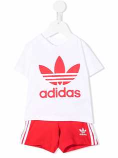 adidas Kids комплект из футболки и шортов с логотипом