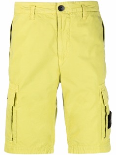 Stone Island шорты-бермуды с логотипом Compass