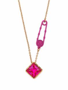 Versace колье с декором Safety Pin