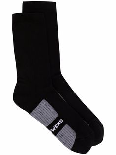 Rick Owens носки с логотипом и контрастными полосками