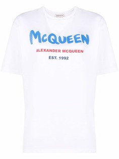 Alexander McQueen футболка с логотипом