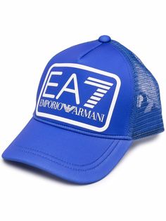Ea7 Emporio Armani сетчатая кепка с логотипом