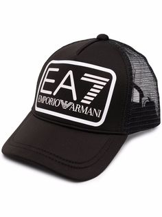 Ea7 Emporio Armani сетчатая кепка с логотипом