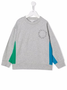 Stella McCartney Kids толстовка в стиле колор-блок